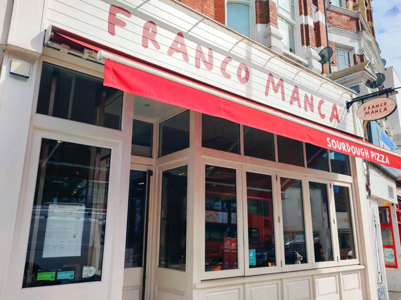 best pizza shops in muswell hill - franco manca sourdough pizza review - franco manca review - muswell hill pizza - best places to eat in muswell hill - franco manca pizzeria - best neapolitan pizza in london