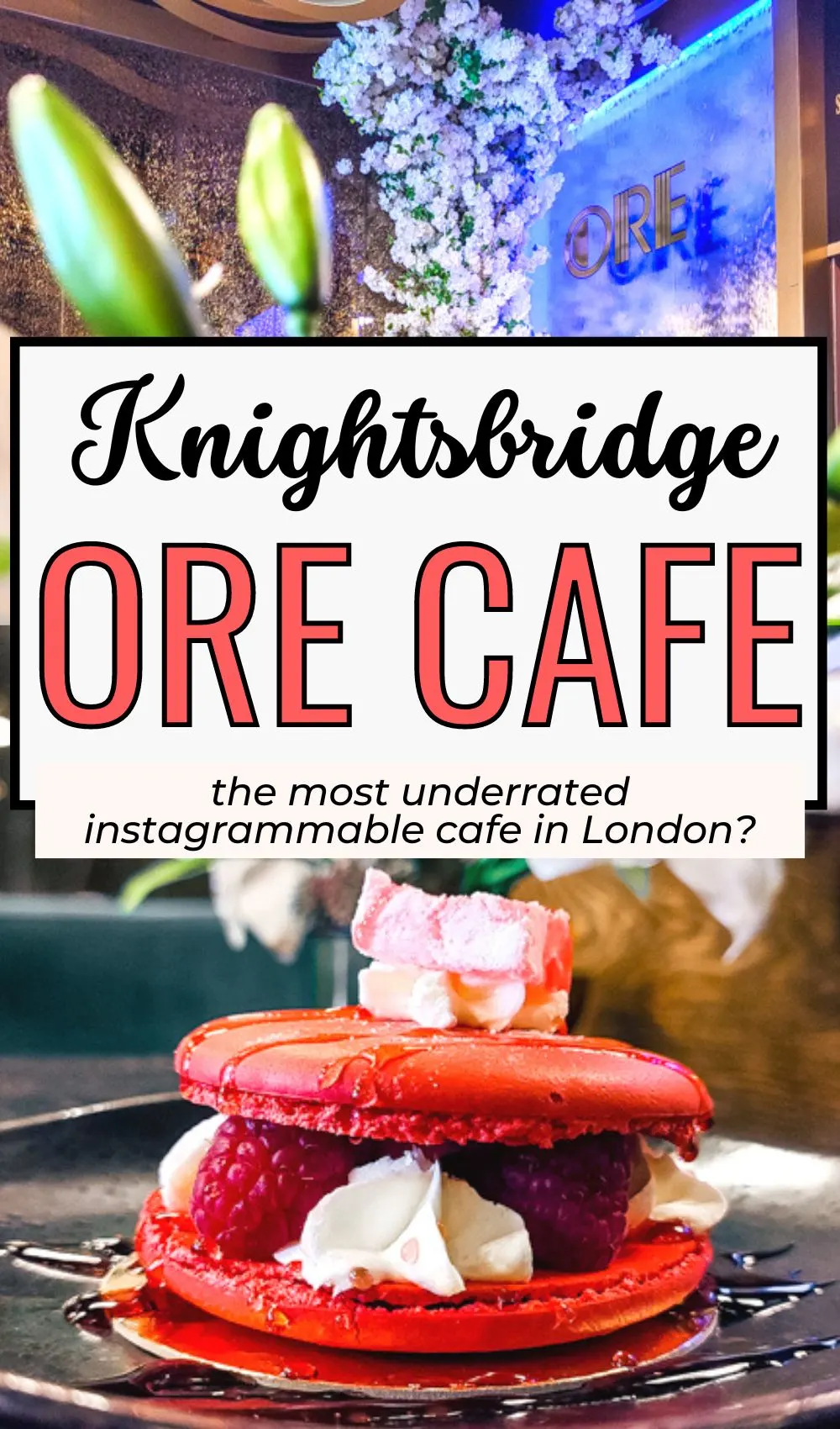 instagrammable cafes in london - halal restaurants knightsbridge - coffee shops in knightsbridge - coffee shops near harrods - luxury cakes london - ore cafe brompton road review