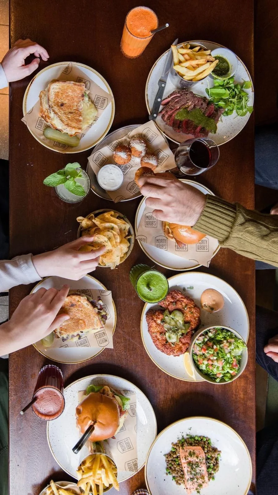 best brunch in london king's cross food spots - best places to eat in central london - morty and bob