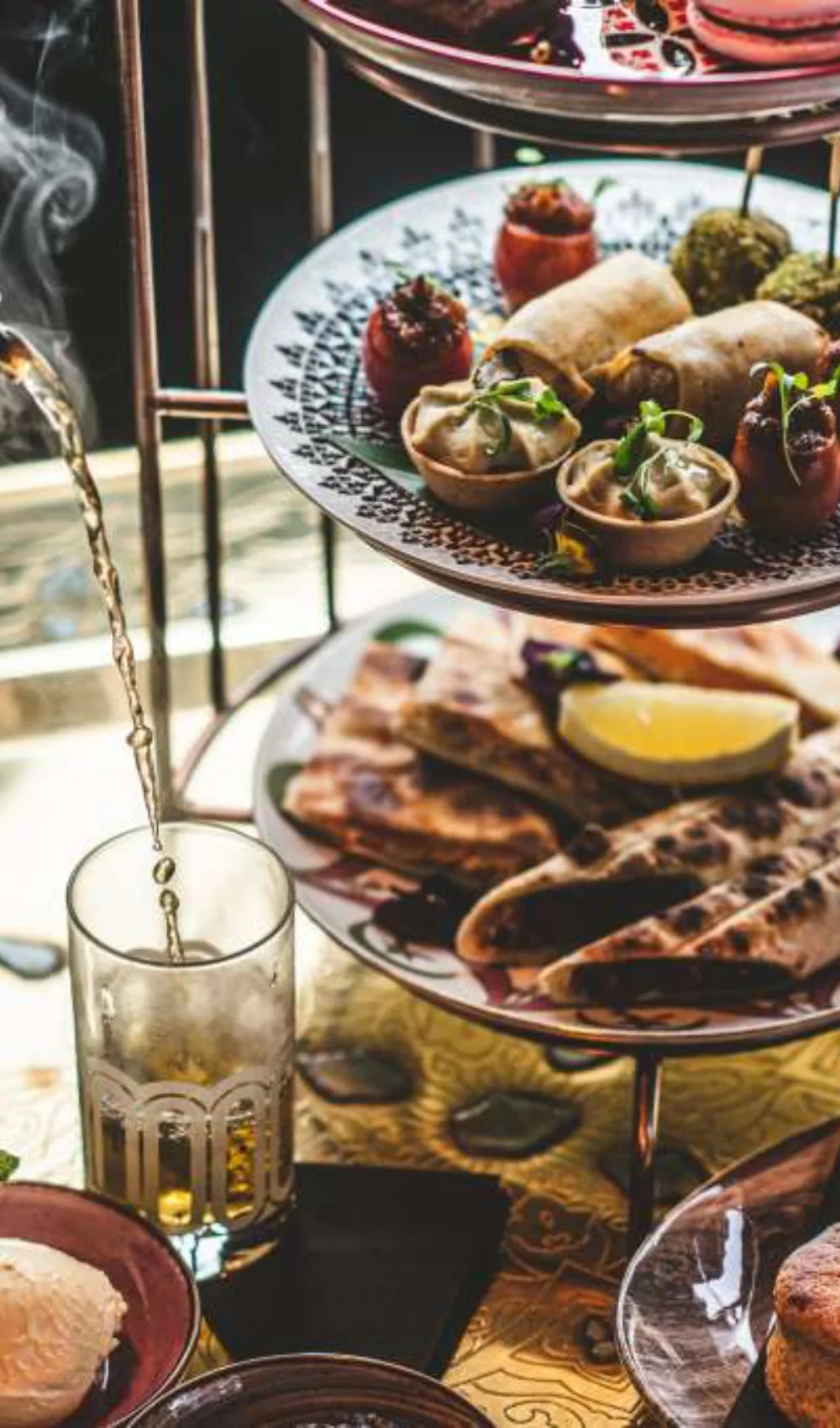 best halal afternoon tea in london - affordable halal afternoon tea london - afternoon tea canary wharf - halal indian afternoon tea london - afternoon tea at the ivy st pauls - romantic halal restaurants in london - fancy halal restaurants in london - mamounia lounge