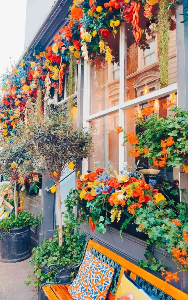 most colorful places in london - most scenic places in london - most colorful streets in london - most colorful mews in london - most colorful houses in london - most beautiful places in london - best hidden gems in london - most beautiful secret places in london - carnaby street - covent garden - bonny street camden - devonshire mews south marylebone - neal's yard - soho - elan cafe - james street - primrose hill colorful houses - chalcot square - chalcot street - portobello road - notting hill - st lukes mews - camden town - chelsea mews