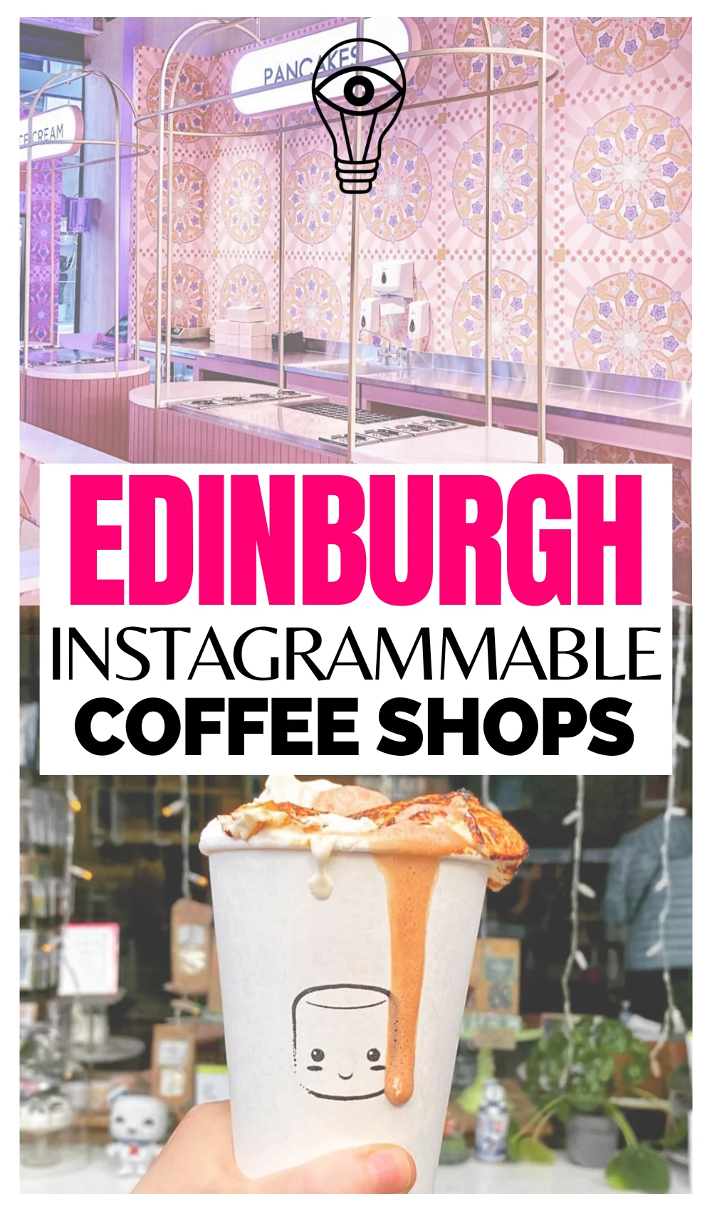 most instagrammable cafes in edinburgh scotland - most beautiful cafes in edinburgh most instagrammable places - most unique cafes in edinburgh - most colorful cafes in edinburgh scotland - pink cafe edinburgh