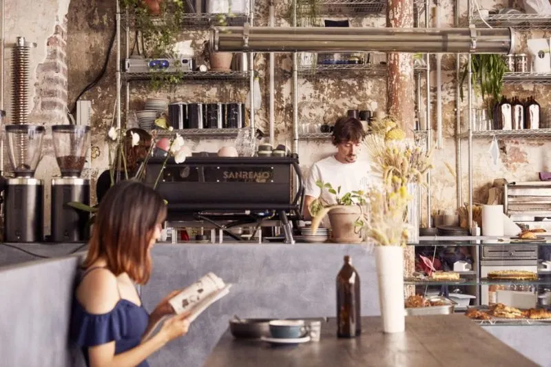most instagrammable cafes in paris - most colorful cafes in paris - cute cafes in paris - pretty cafes in paris - flower cafes in paris - floral cafes in paris - best cafes in paris - neon cafes in paris - pink cafes in paris - most beautiful cafes in paris - la main noire