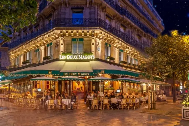most instagrammable cafes in paris - most colorful cafes in paris - cute cafes in paris - pretty cafes in paris - flower cafes in paris - floral cafes in paris - best cafes in paris - neon cafes in paris - pink cafes in paris - most beautiful cafes in paris - les deux magots