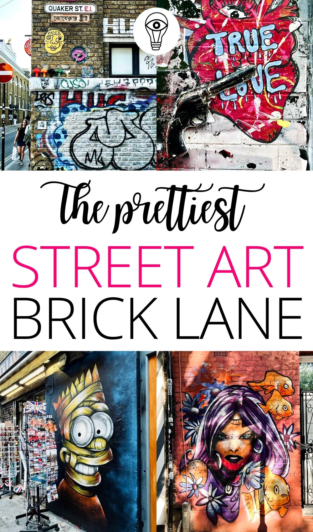 best brick lane street art - best street art in london - best street art in brick lane - prettiest places in london - best free things to do in london - best things to do in brick lane - best things to do in shoreditch - best thigns to do in bethnal green - most beautiful places in london - best streets for street art in london - best areas for street art in london neighborhoods - best markets in shoreditch - best markets in brick lane - best cafes in brick lane - best restaurants in brick lane - best street art in east london