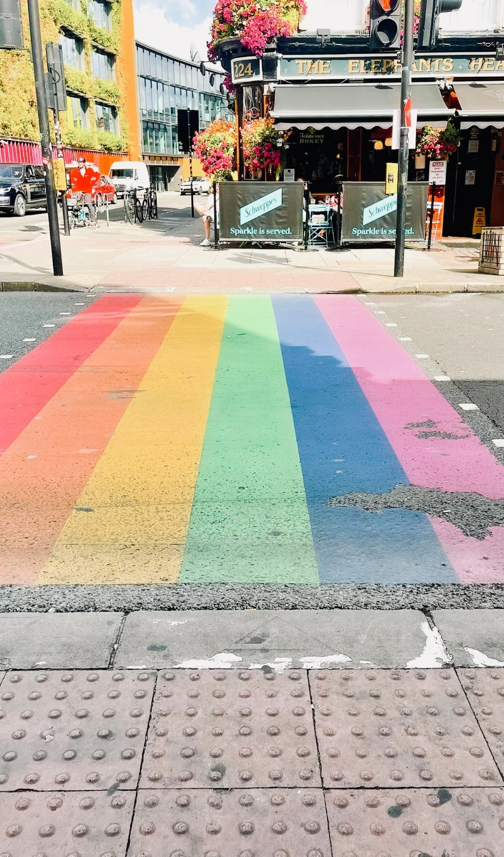 best things to do in camden market - free things to do in camden town - secret things to do in camden - best free things to do in London - best things to do in london with kids - most colorful streets in camden kentish town - camden lock - rainbow pedestrian crossing camden town