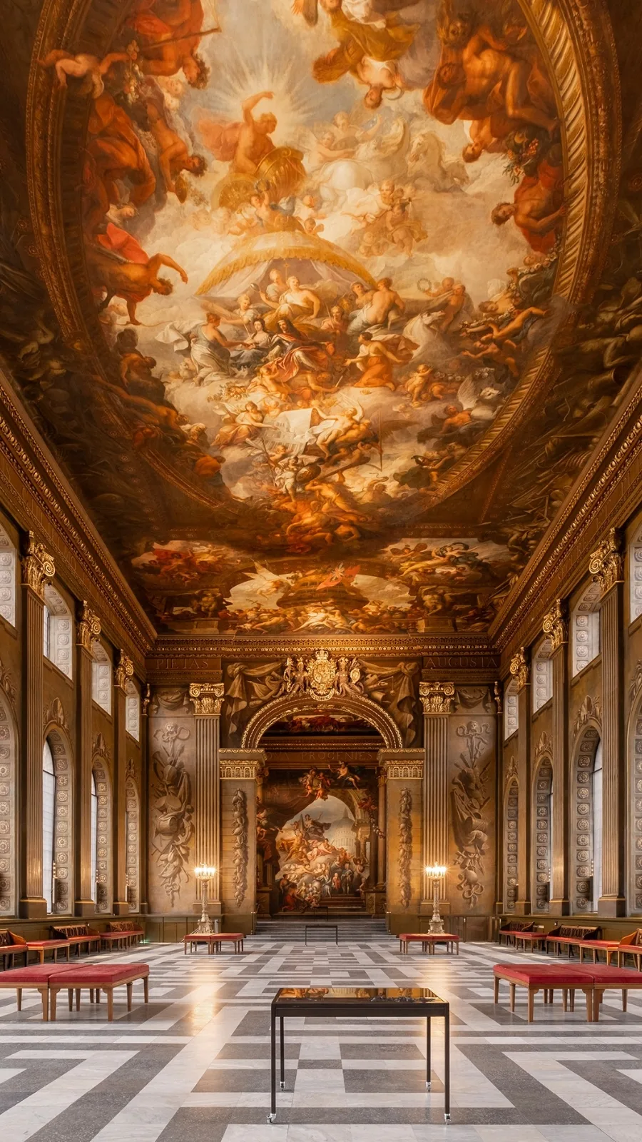 Secret Photography Spots in London: Painted Hall at Old Royal Naval College