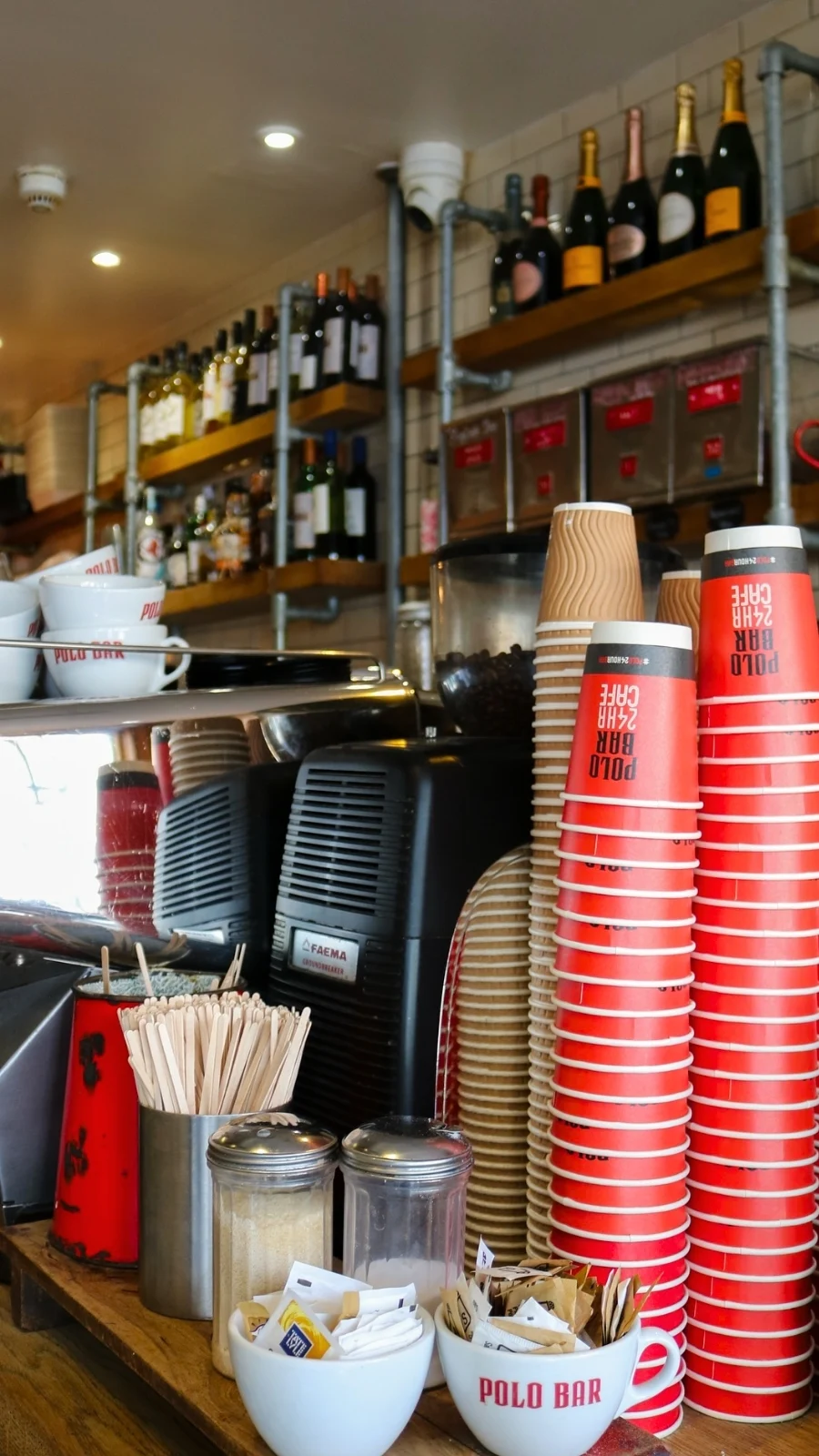 Best Cafes in East London to Study: Polo Bar Great British Cafe