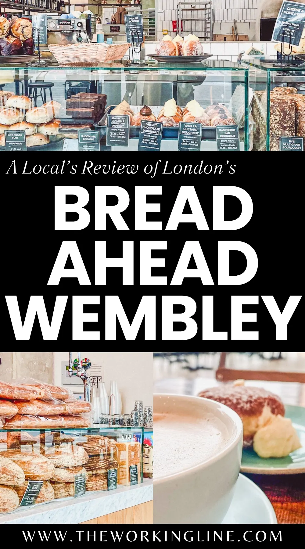 cutest bakeries in london - best doughnuts in london - best donuts in london - bread ahead bakery london wembley review menu photos