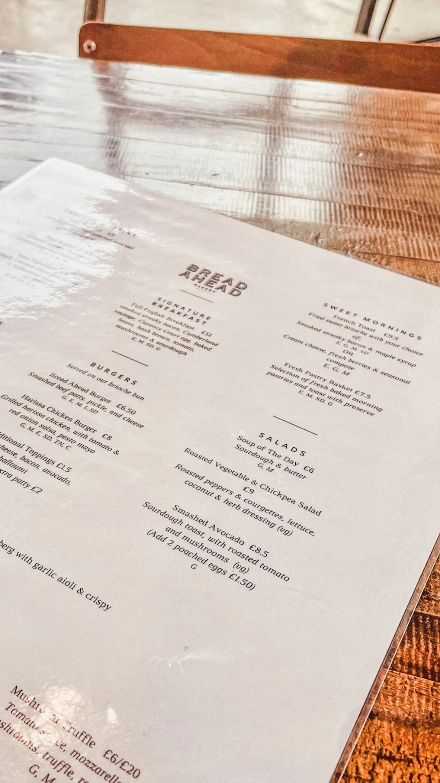 best rustic bakeries in london - best doughnuts in london - best donuts in london - bread ahead bakery london wembley review menu photos