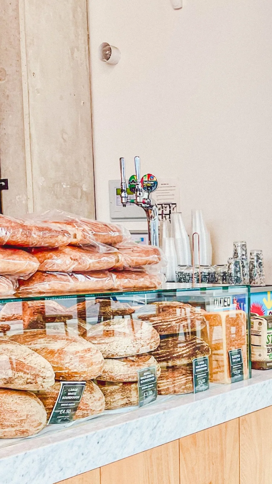 best rustic bakeries in london - best doughnuts in london - best donuts in london - bread ahead bakery london wembley review menu photos