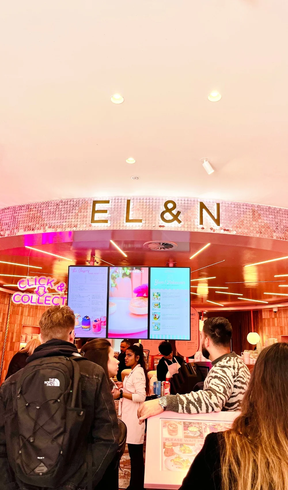 best pink cafes in london - cute pink coffee shops in london - elan cafe hans crescent review - el&n london review - elan cafe knightsbridge review harrods - el&n cafe locations london - hans crescent knightsbridge - most instagrammable cafes in london - elan cafe menu - best french toast in london - best pink latte in london - floral cafes in london - best cafes near harrods - best cafes in knightsbridge west london
