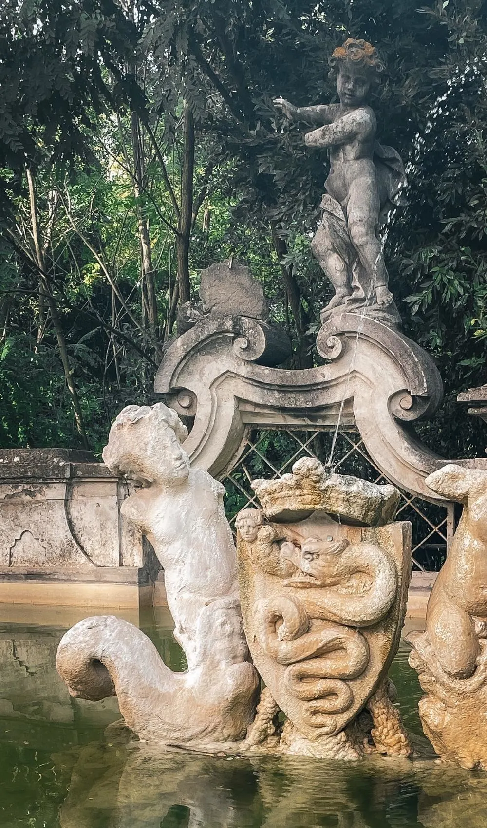 most beautiful places in rome - most beautiful gardens in rome - beautiful churches in rome - most instagrammable places in rome - best hidden gems in rome - most beautiful villas in rome to visit - magical places in rome - best hidden gems in italy - where to find sculptures in rome - where to find statues in rome - villa sciarra rome trastevere review - villa sciarra statues explanation - mythological statues in rome - beautiful parks in rome - free things to do in rome italy 