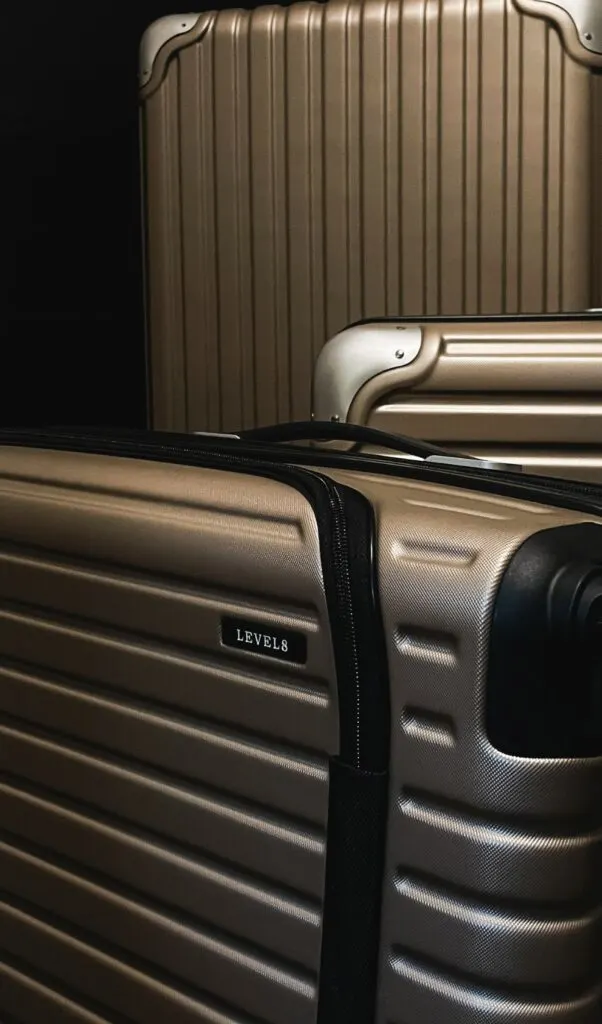 best suitcases for international travel - level 8 luggage review - level 8 grace luggage set review champagne - best level 8 suitcases - level 8 packing cubes set grey review - best packing cubes - best suitcase brands - best carry on for digital nomads - sophisticated suitcases