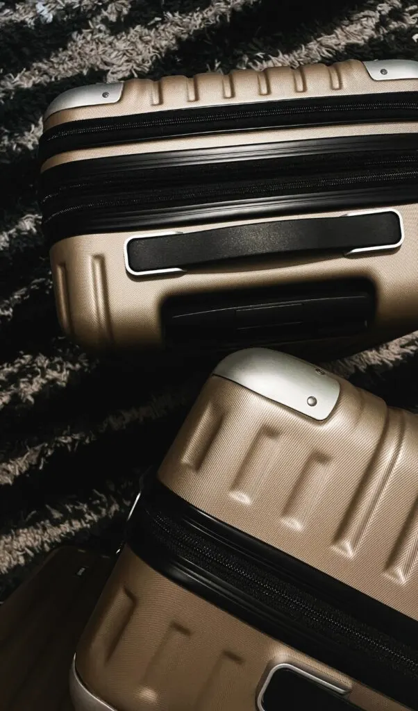 best suitcases for international travel - level 8 luggage review - level 8 grace luggage set review champagne - best level 8 suitcases - level 8 packing cubes set grey review - best packing cubes - best suitcase brands - best carry on for digital nomads - sophisticated suitcases