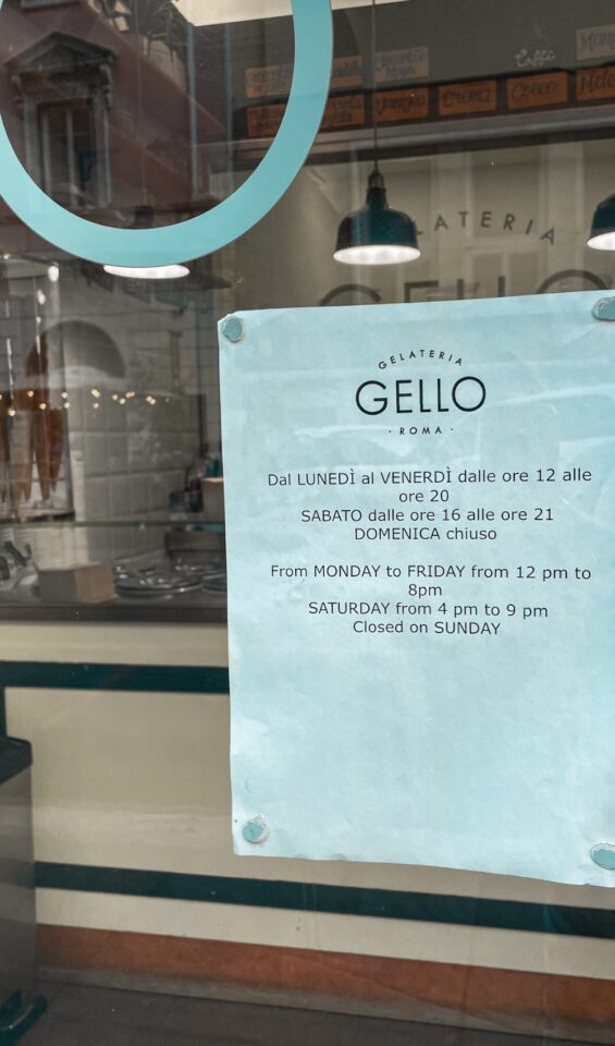 Via Palestro Roma Gello Termini, Rome's Most Underrated Ice Cream Shop