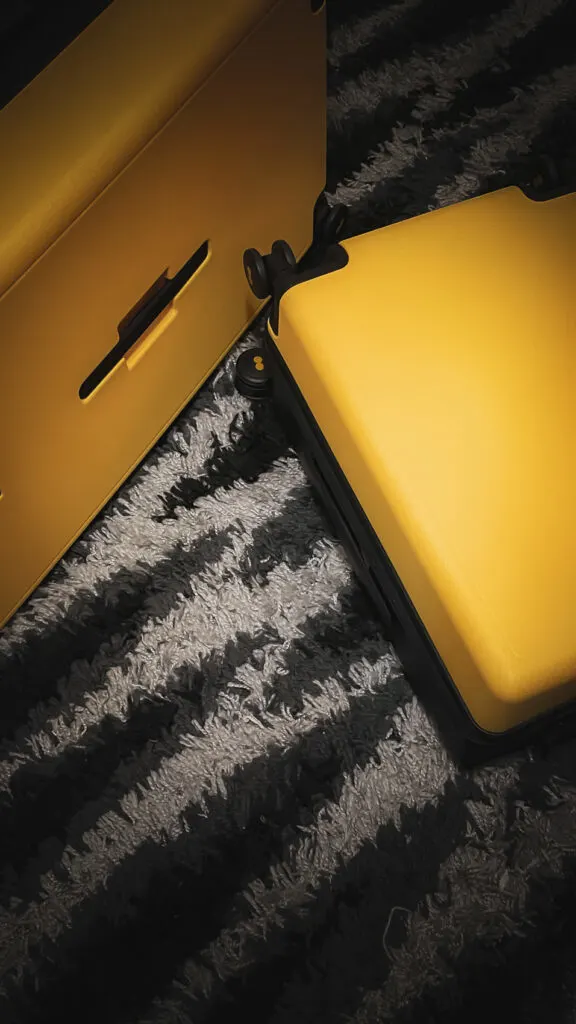 level 8 voyageur carry on - level 8 voyageur 28 - level 8 luggage review - level 8 check in luggage review - best suitcase for international travel - best luggage brands - level 8 voyageur luggage set yellow black