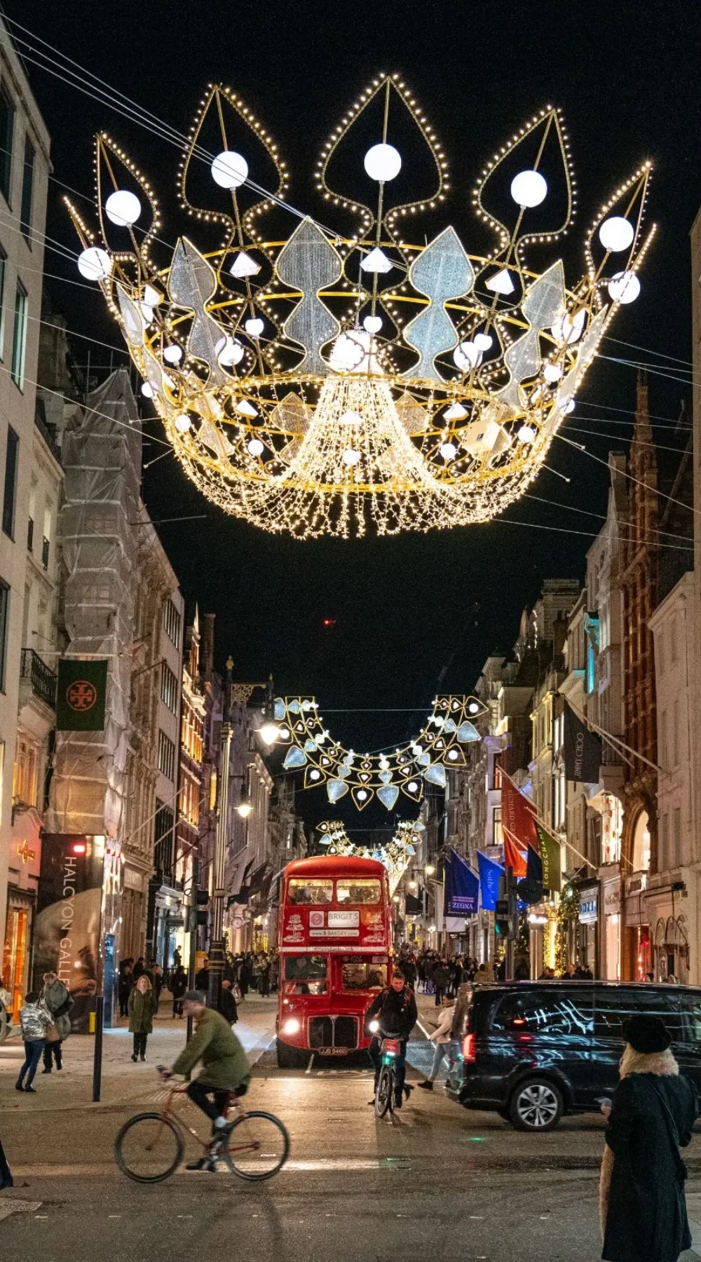 Christmas Lights and Decorations in London: Bond Street