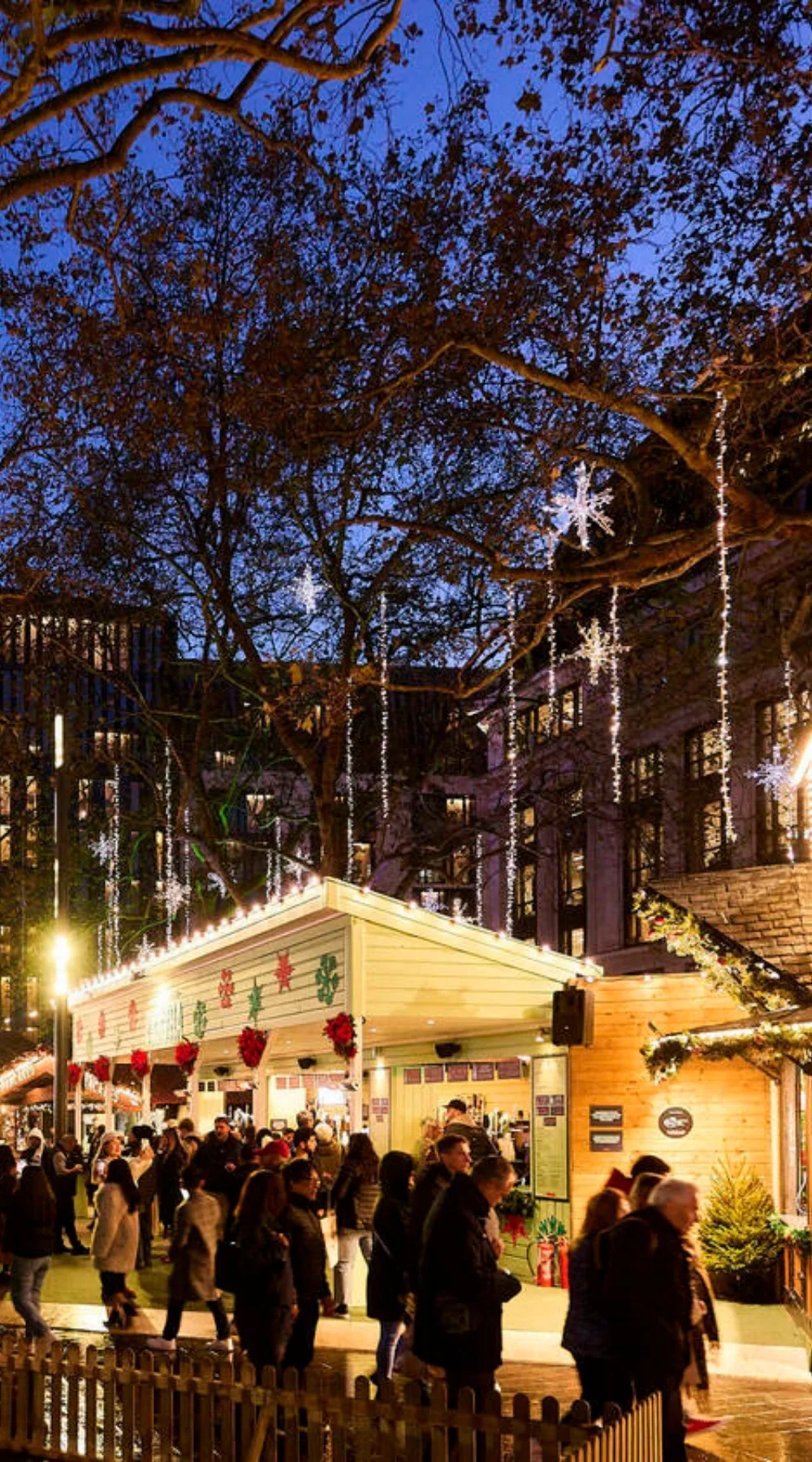 Christmas Lights and Decorations in London: Leicester Square