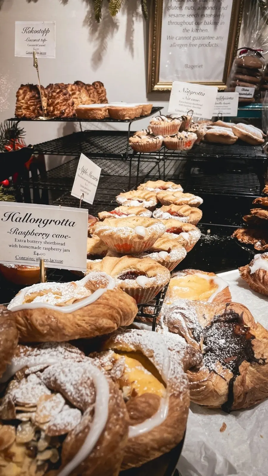 bageriet menu - bageriet bakery london review - swedish princess cake - prinsesstarta in london - swedish bakery london - best bakeries in central london - bakery covent garden - best scandinavian bakeries in london - best cinnamon buns in london - bageriet review covent garden rose street