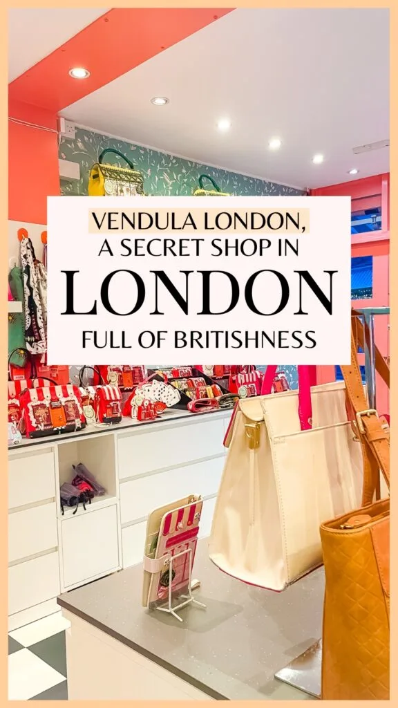 most unique shops in london - best shops in london bridge - most instagrammable shops in london - best shopping spots in london - best london shopping areas - vendula london shop review - best vendula london handbags collections - most colorful places in london - most secret places in london - vendula london gabriel's wharf shop - most unusual stores in london - best british brands in london
