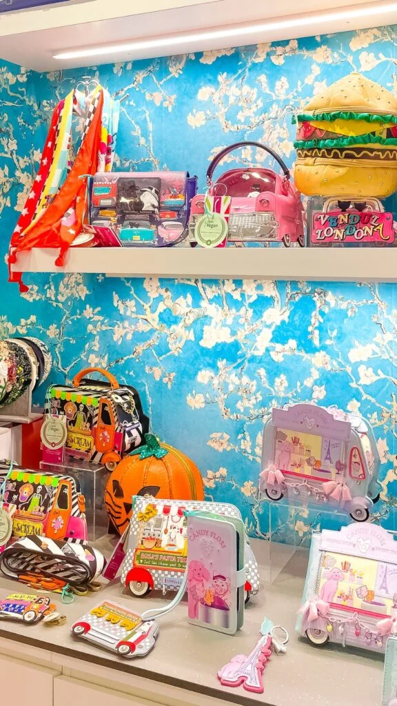 most unique shops in london - best shops in london bridge - most instagrammable shops in london - best shopping spots in london - best london shopping areas - vendula london shop review - best vendula london handbags collections - most colorful places in london - most secret places in london - vendula london gabriel's wharf shop - most unusual stores in london - best british brands in london