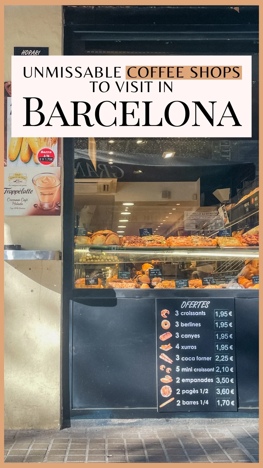best cafes in barcelona spain - best breakfast in barcelona aesthetic - barcelona travel guide - best restaurants in barcelona bucket list - barcelona hidden food gems - best places to eat in barcelona off the beaten path - best brunch in barcelona - best coffee shops in barcelona cute cafes - best things to do in barcelona - best places to visit in barcelona 