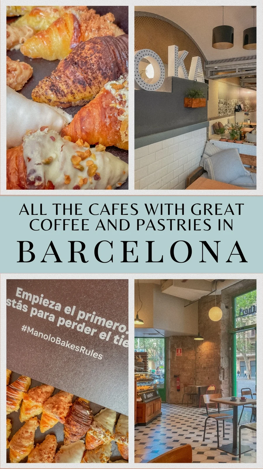 best cafes in barcelona spain - best breakfast in barcelona aesthetic - barcelona travel guide - best restaurants in barcelona bucket list - barcelona hidden food gems - best places to eat in barcelona off the beaten path - best brunch in barcelona - best coffee shops in barcelona cute cafes - best things to do in barcelona - best places to visit in barcelona 