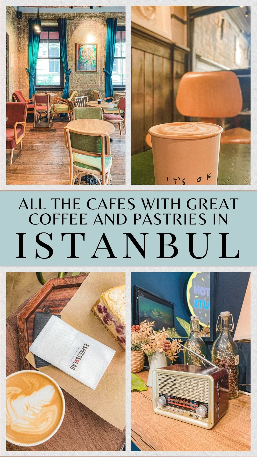 best aesthetic cafes in istanbul turkey - best places to eat in istanbul off the beaten path - best coffee shops in istanbul - best things to do in istanbul turkiye - best restaurants in istanbul - best breakfast in istanbul - best brunch in istanbul instagrammable cafes - istanbul food guide - istanbul travel guide - istanbul bucket list - istanbul food bucket list - must eat places in istanbul - traveling to istanbul for the first time - istanbul itinerary