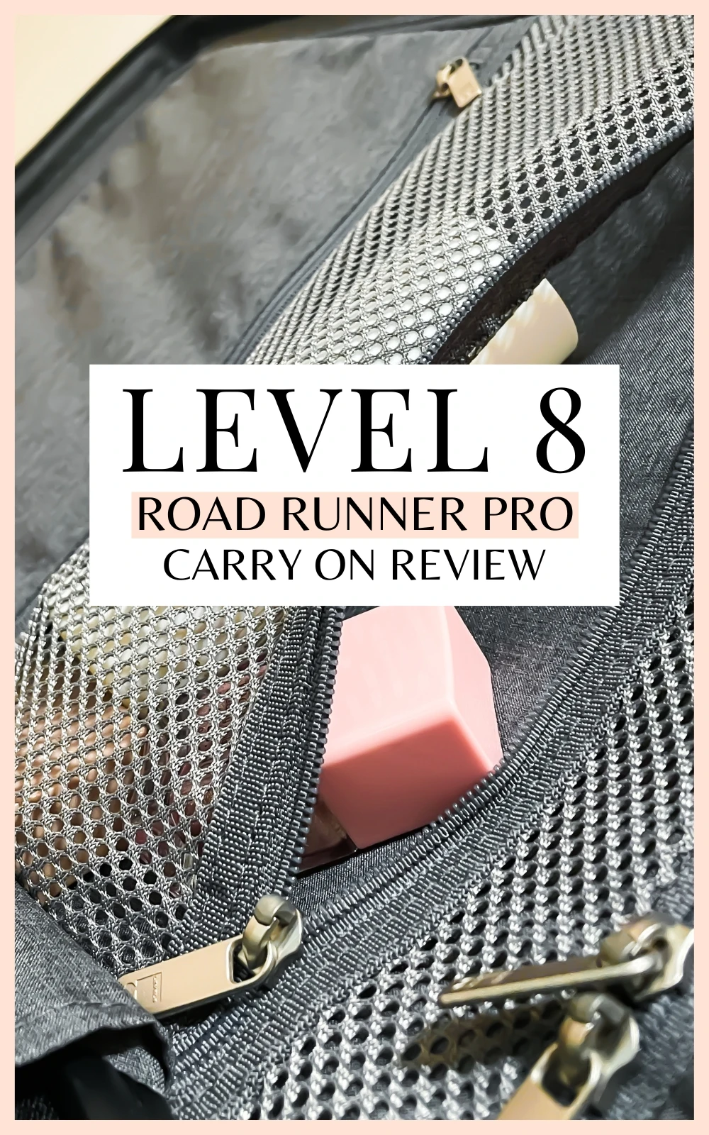 Level 8 Road Runner Pro Carry on 20 suitcase review - best level 8 suitcase - best luggage for digital nomads