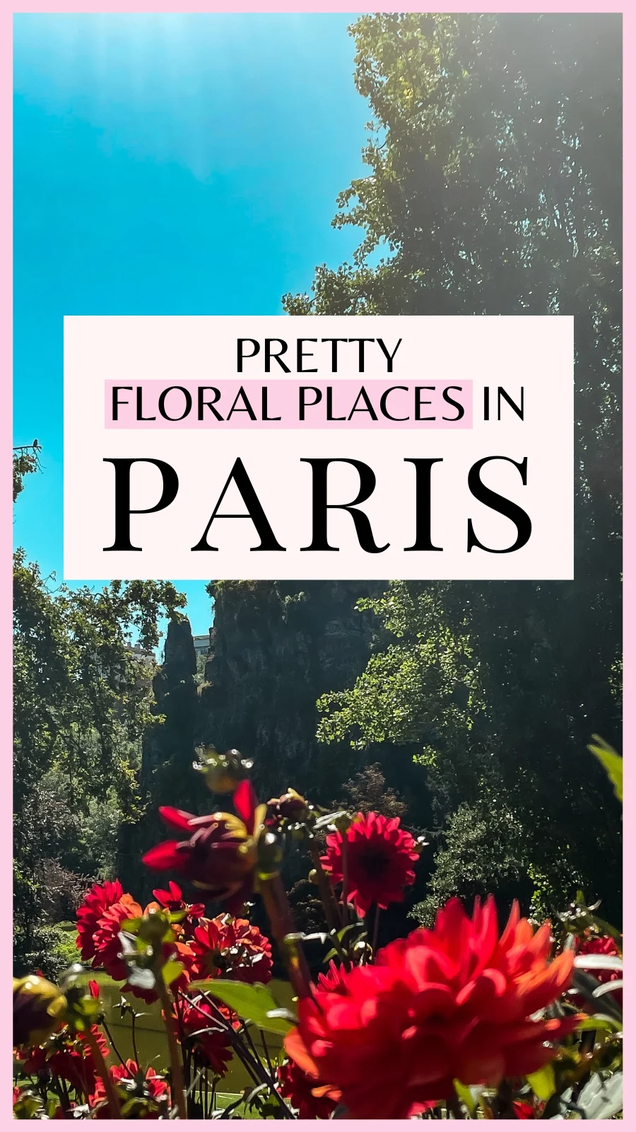Floral Paris: 8 Pretty Places in Paris From Spring to Fall