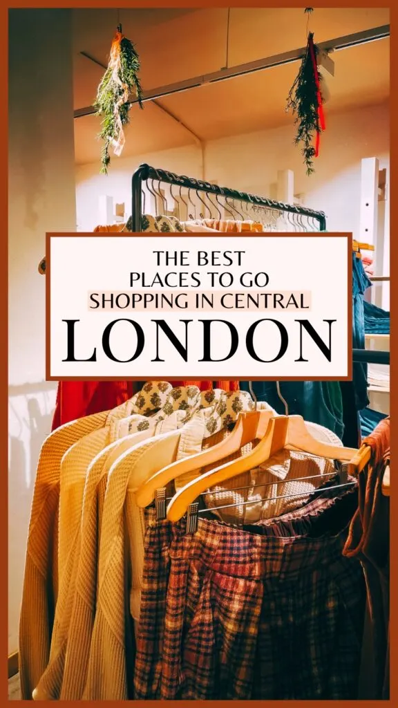 best shops in central london covent garden oxford street tottenham court road - london shopping guide