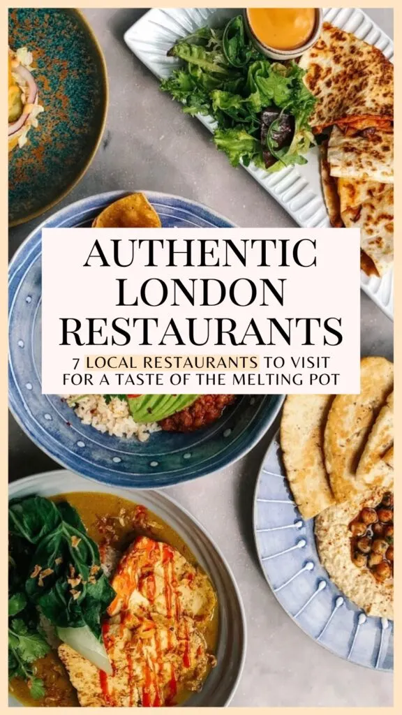 best local restaurants in london