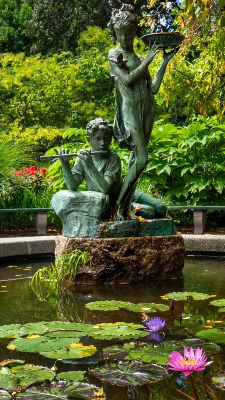 Best Things to Do During Fall in NYC: Burnett Fountain, Central Park