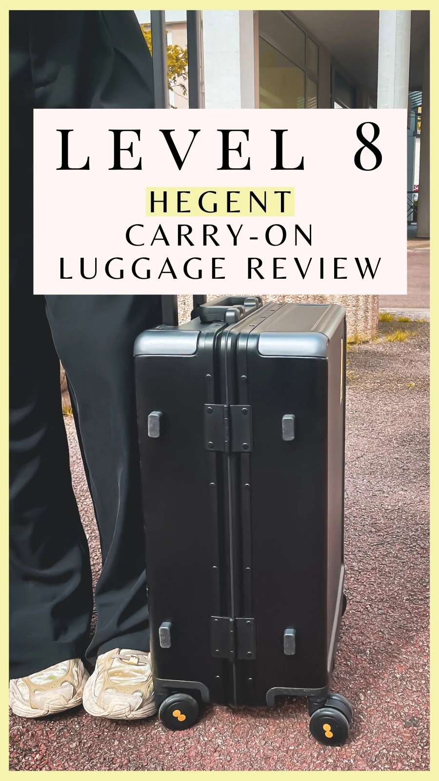Level 8 Hegent Carry On review - best level 8 suitcase 