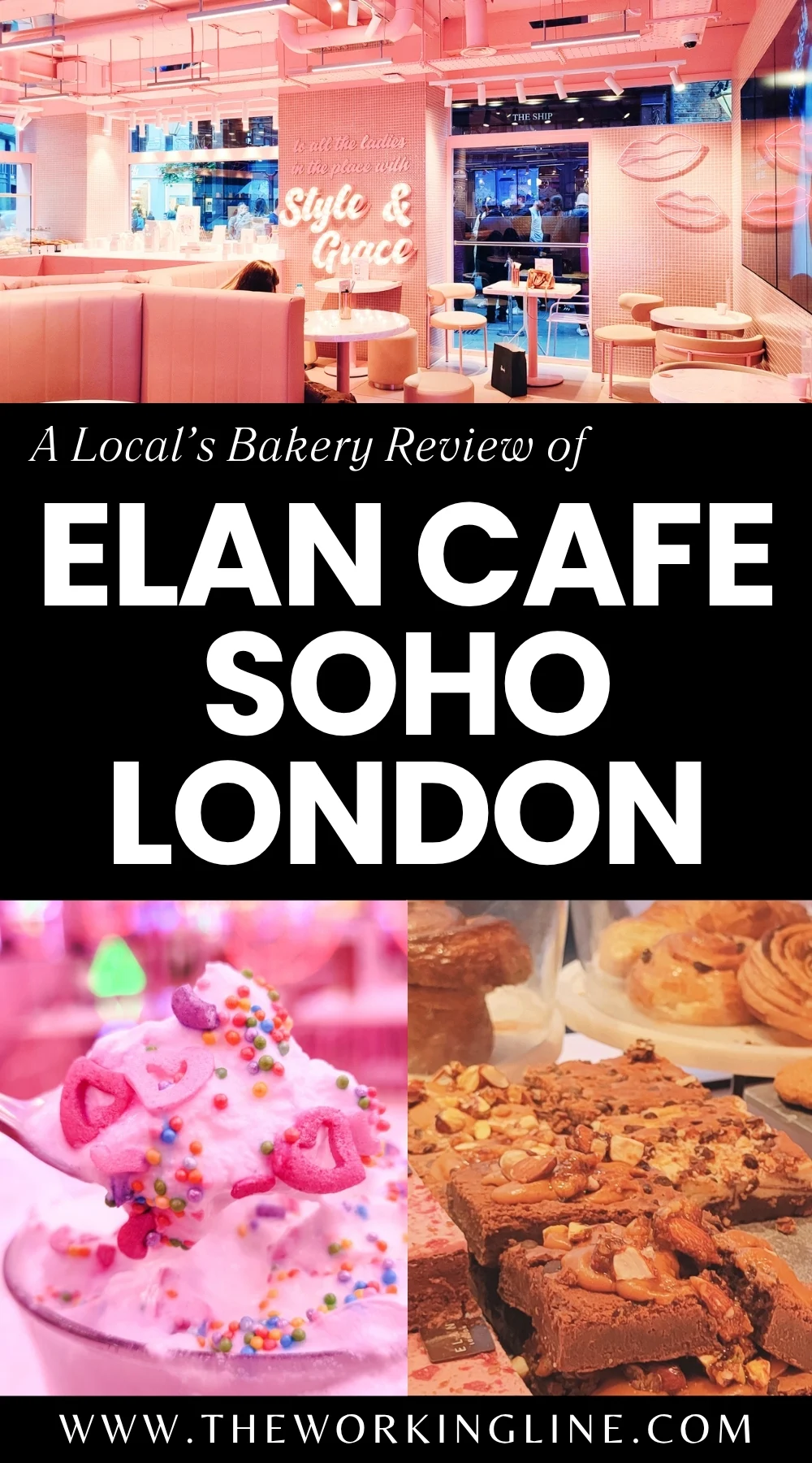 elan cafe soho london review - most instagrammable cafes in london travel guide - cutest coffee shops in central london wardour street