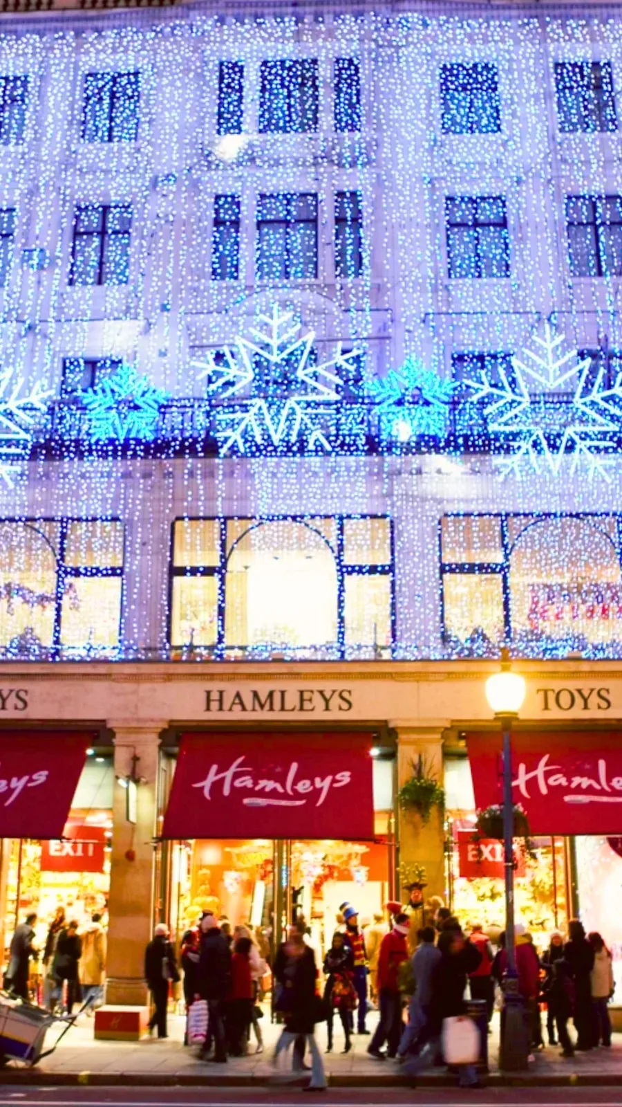Christmas Places on Regent Street: Hamleys Shop Window