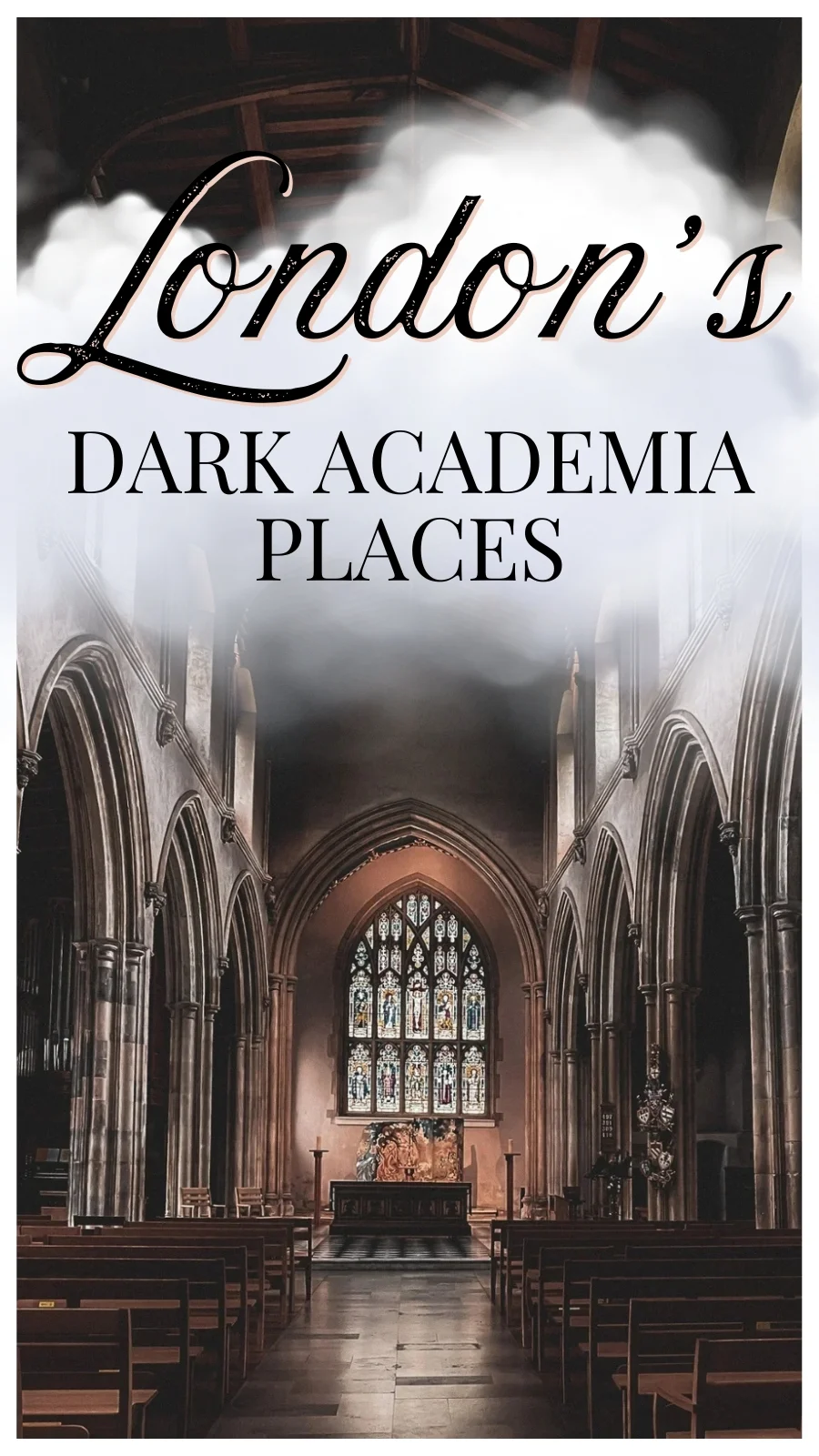 unusual london itinerary - dark academia places in london aesthetic - dark academia aesthetic - magical places in london - free things to do in london off the beaten path - best things to do in london on a budget - creepy places in london - secret places in london - unique things to do in london with kids - unusual things to do in london with teens - historical sites in london - medieval sites in london - secret churches in london - city of london - barbican - holborn