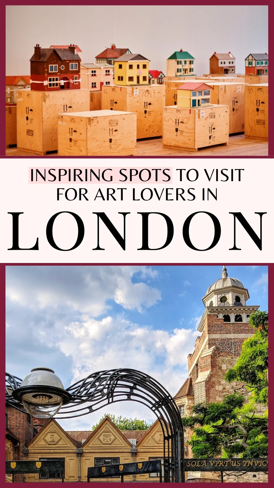 best inspiring london attractions - best arty hidden gems in london travel guide - free things to do in london for art lovers