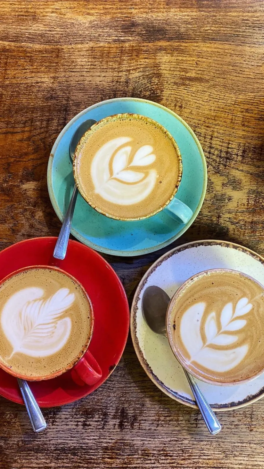 Best Colorful Lattes in London: Cafe East, Roman Road