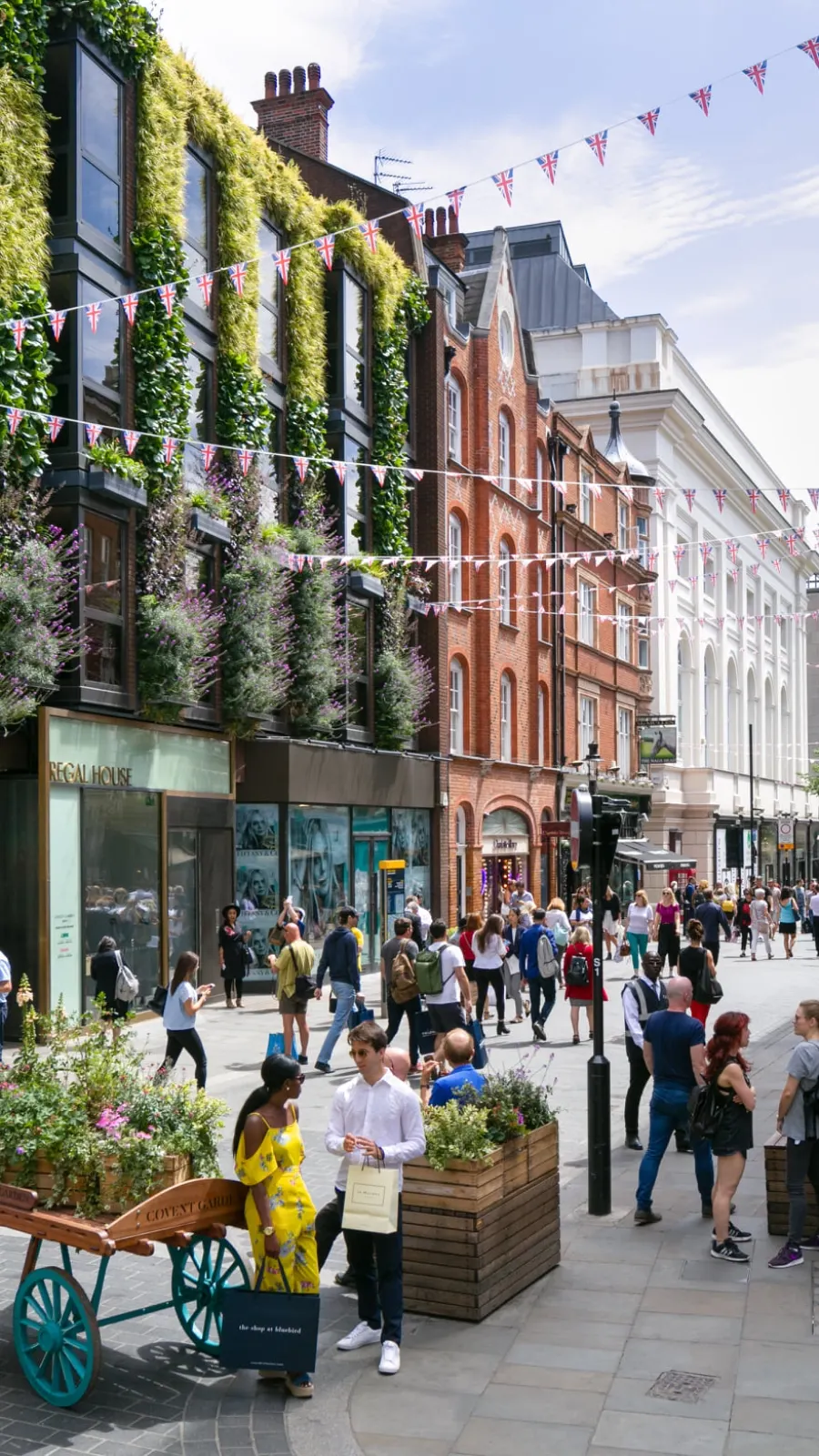 Covent Garden Itinerary Stop 2: Covent Garden Piazza and Its Shops and James Street