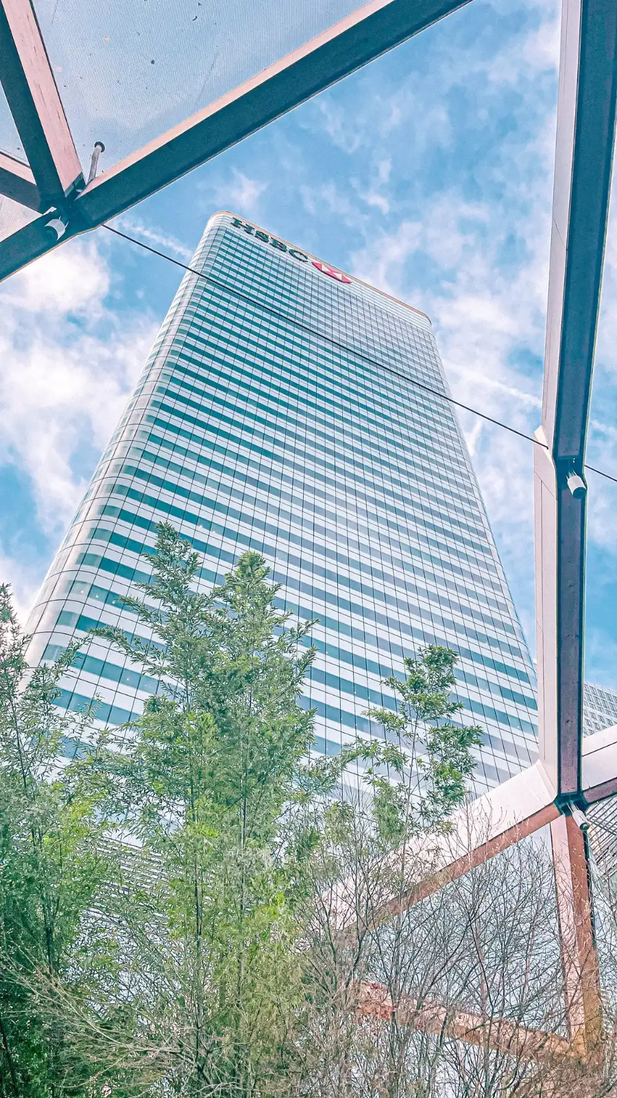 London's Secret Gardens: Crossrail Place Roof Garden, Canary Wharf