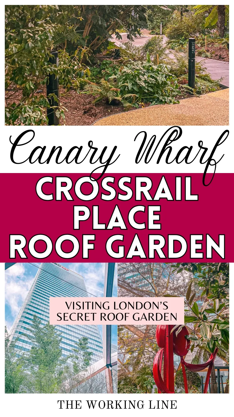 London's Secret Gardens: Crossrail Place Roof Garden, Canary Wharf