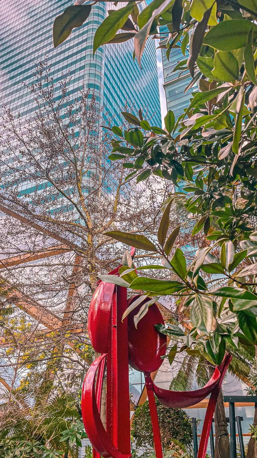London's Secret Gardens: Crossrail Place Roof Garden, Canary Wharf review - free things to do in east london