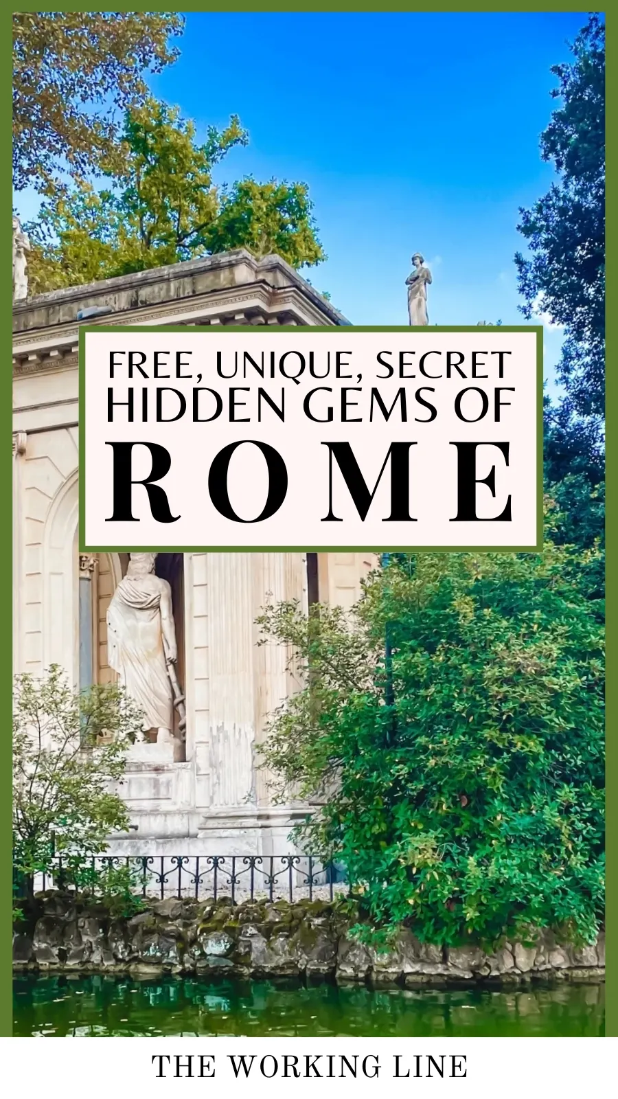 Secret Places in Rome: 60+ Hidden Gems & Free Things to Do in rome italy - aesthetic instagrammable places in rome off the beaten path travel guide