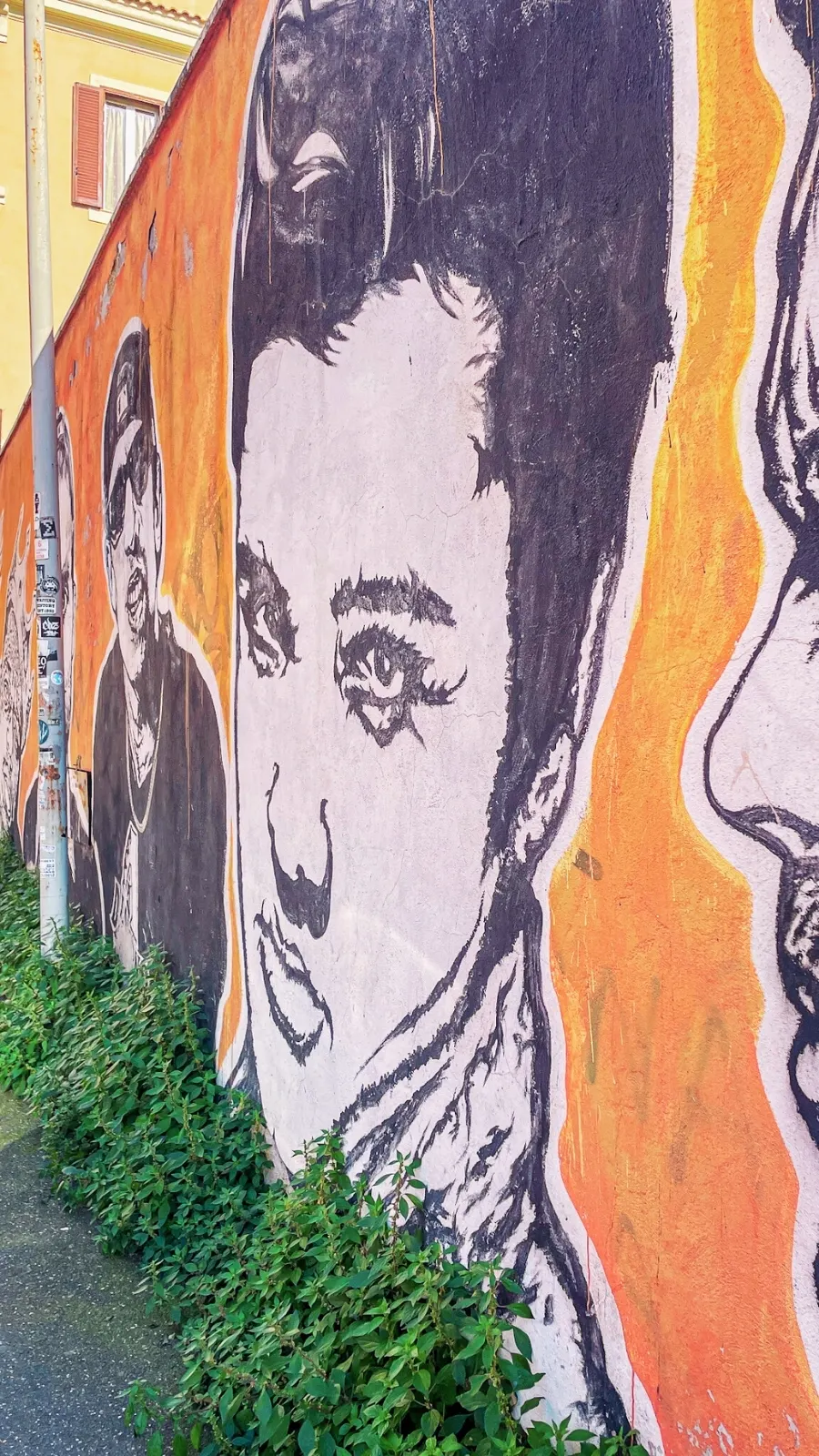 Things to do in Testaccio Rome: Wall of Fame Street Art Mural at Via dei Magazzini Generali