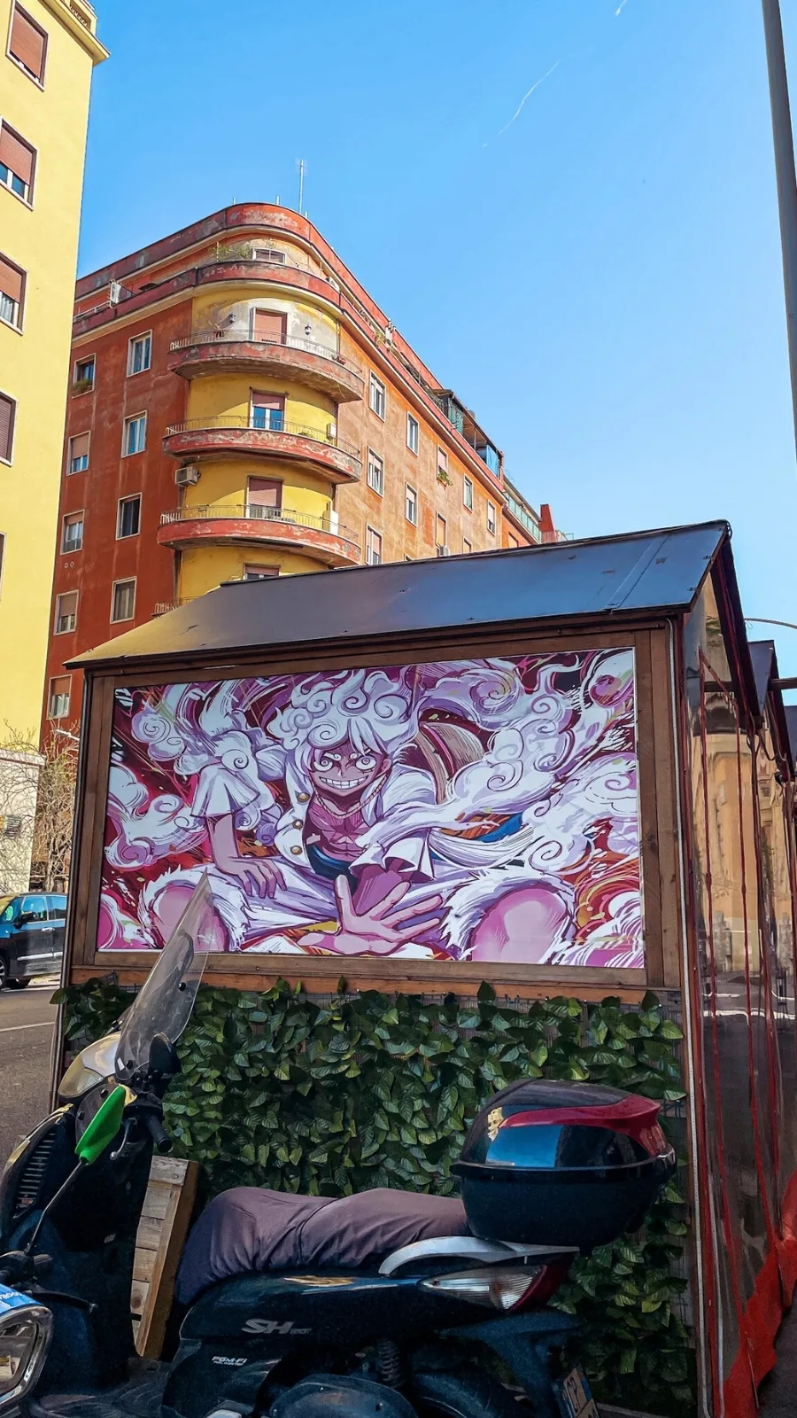Testaccio Rome: Street Art Mural Closer to Ostiense and Poeta Della Serra