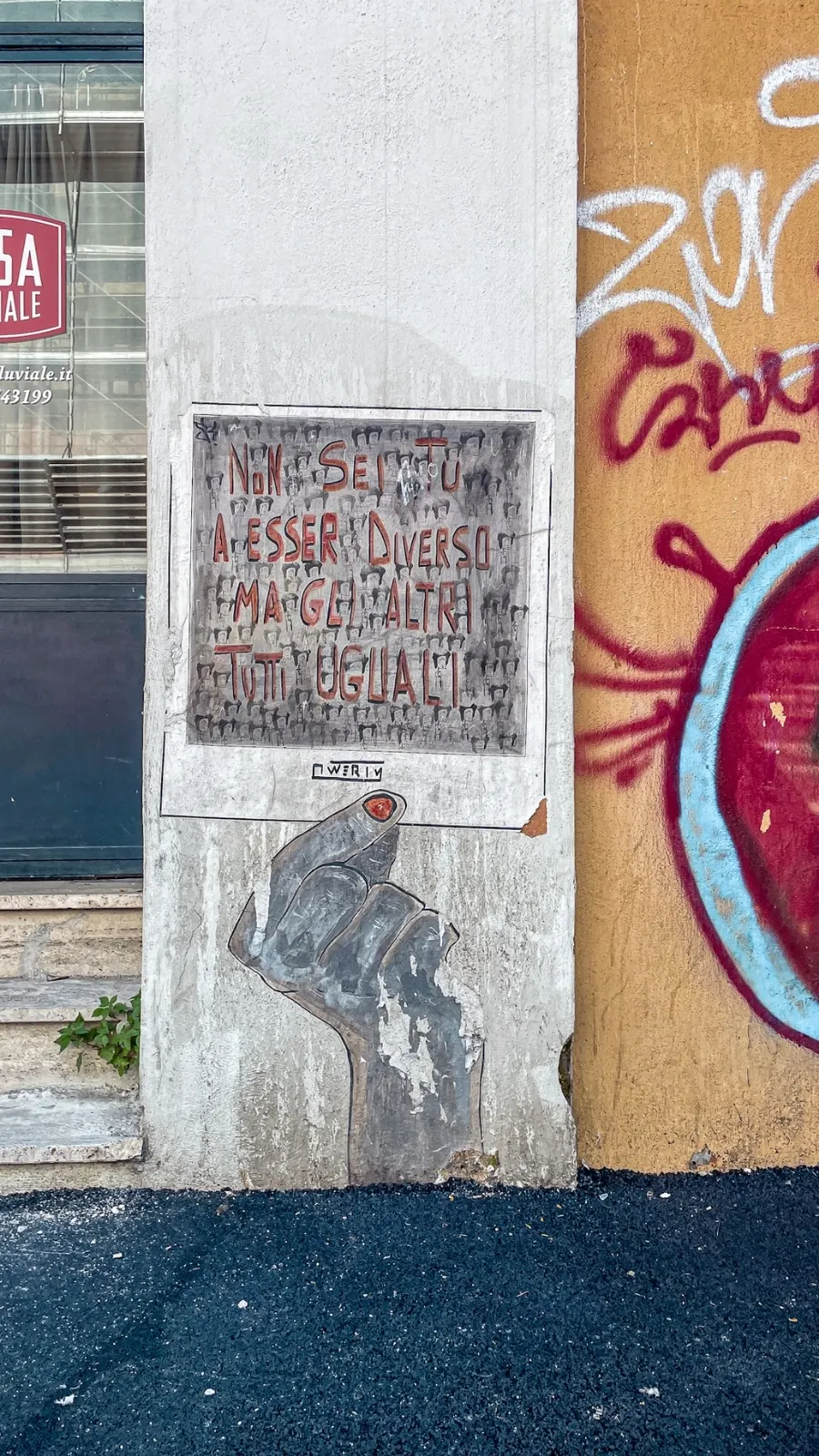 Things to do in Testaccio Rome: Street Art at Via delle Conce