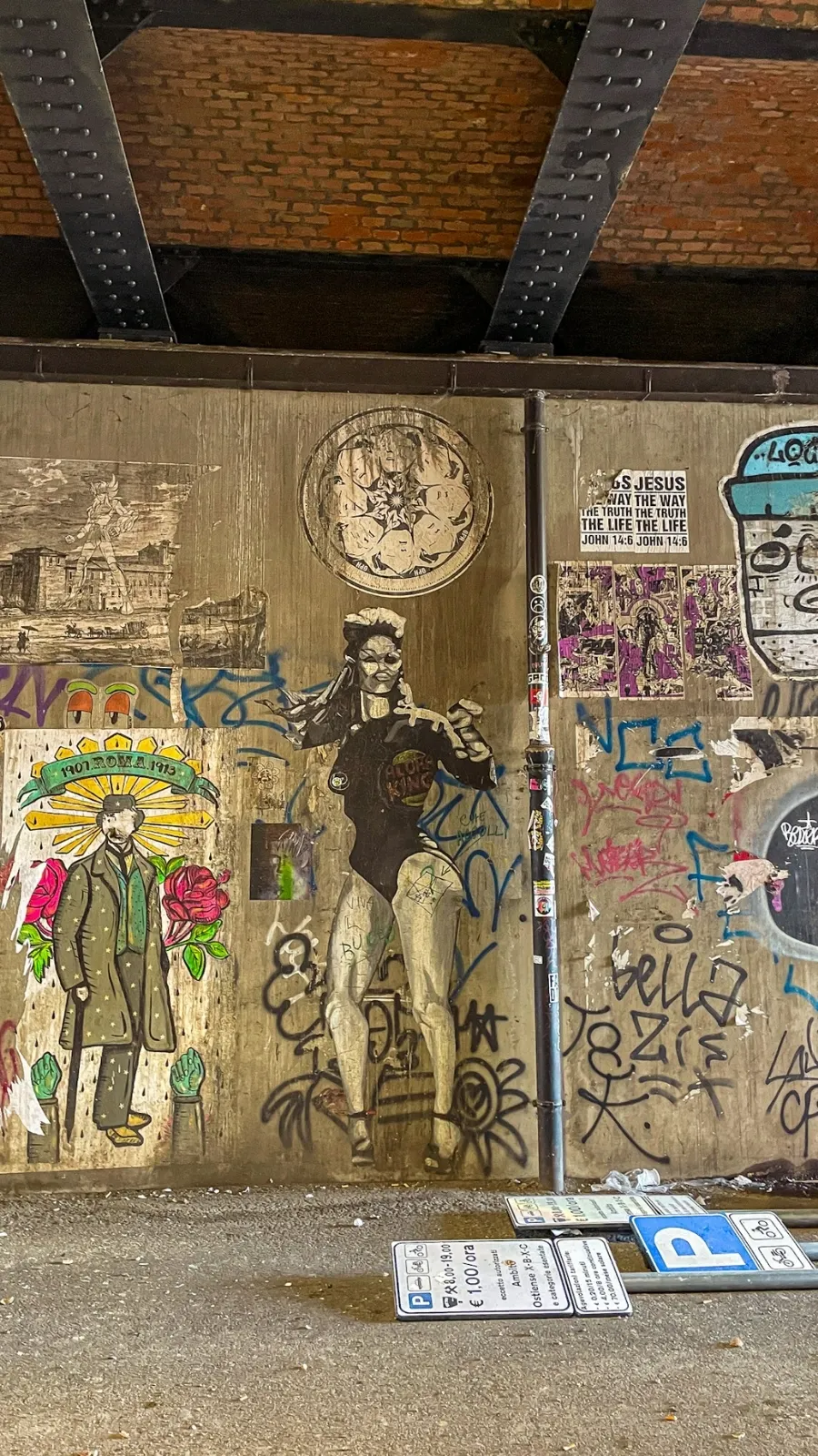 Things to do in Testaccio Rome: Street Art at Via delle Conce