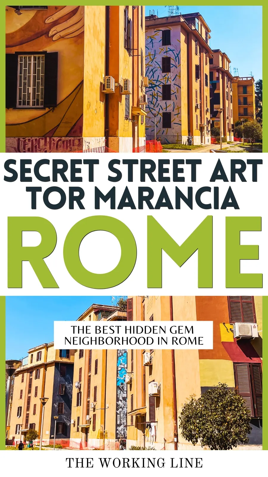 most secret places in rome travel guide - how to visit tor marancia neighborhood in rome aesthetic - best street art in rome off the beaten path secret areas